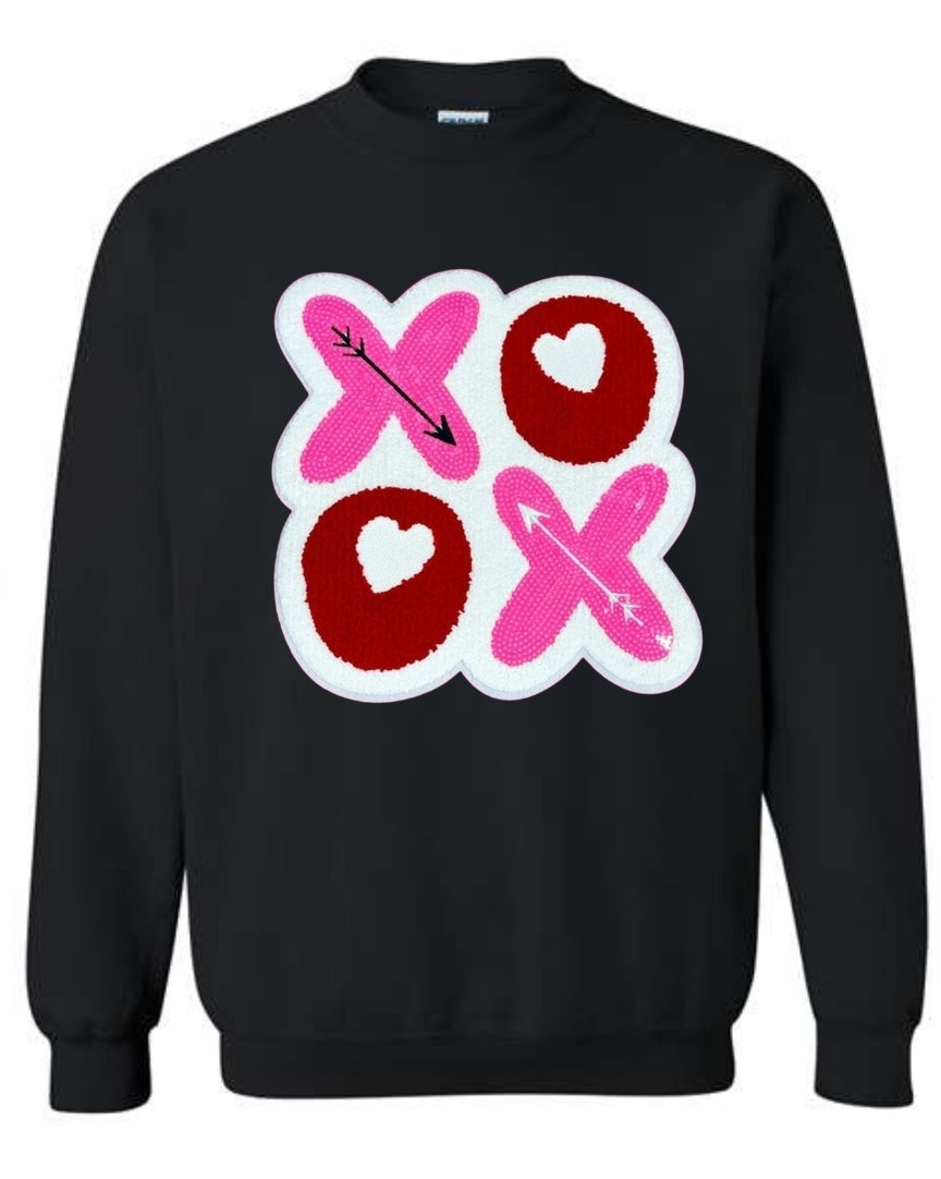 XOXO Chenille Patch Sweatshirt