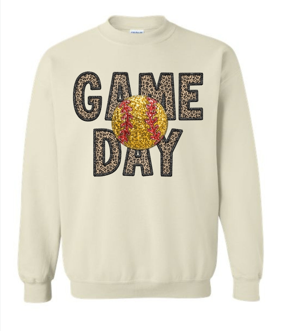 Softball Game Day Sweatshirt-Hoodie