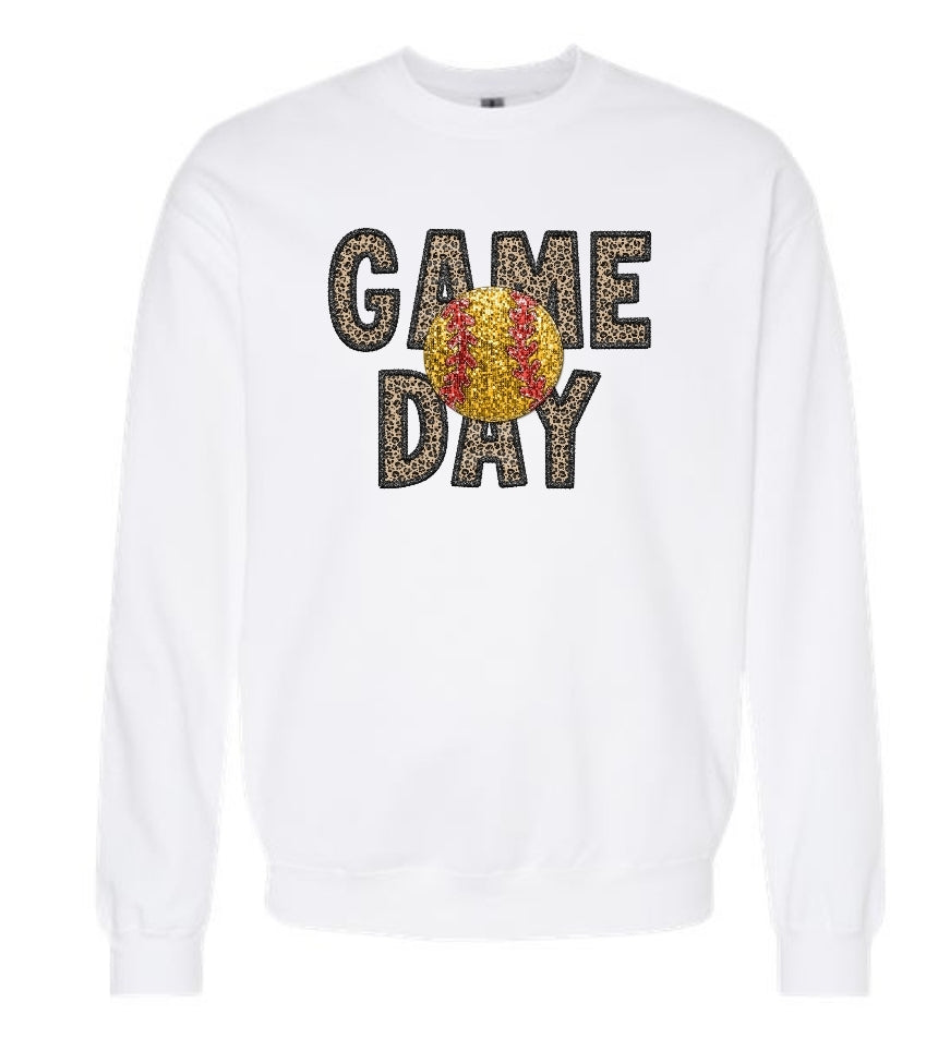 Softball Game Day Sweatshirt-Hoodie