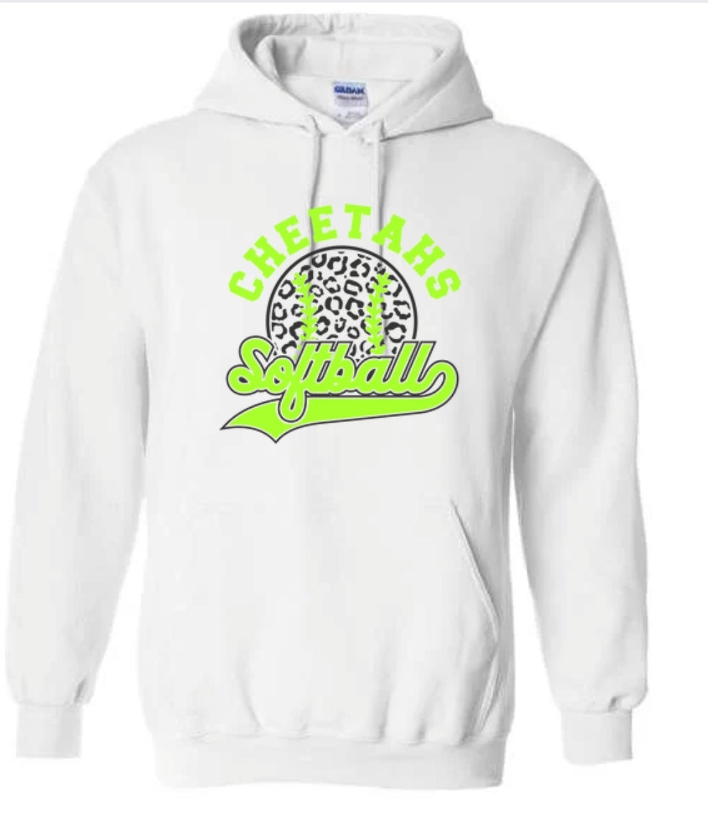 Cheetahs Softball Cheetah Ball Sweatshirt- Hoodie