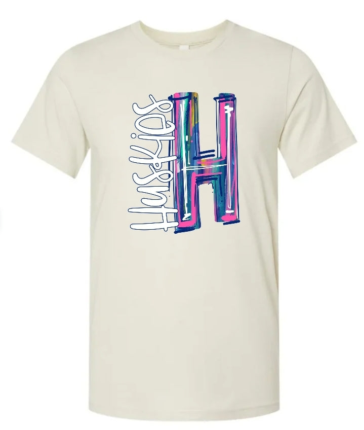 Huskies Splatted Paint Tee