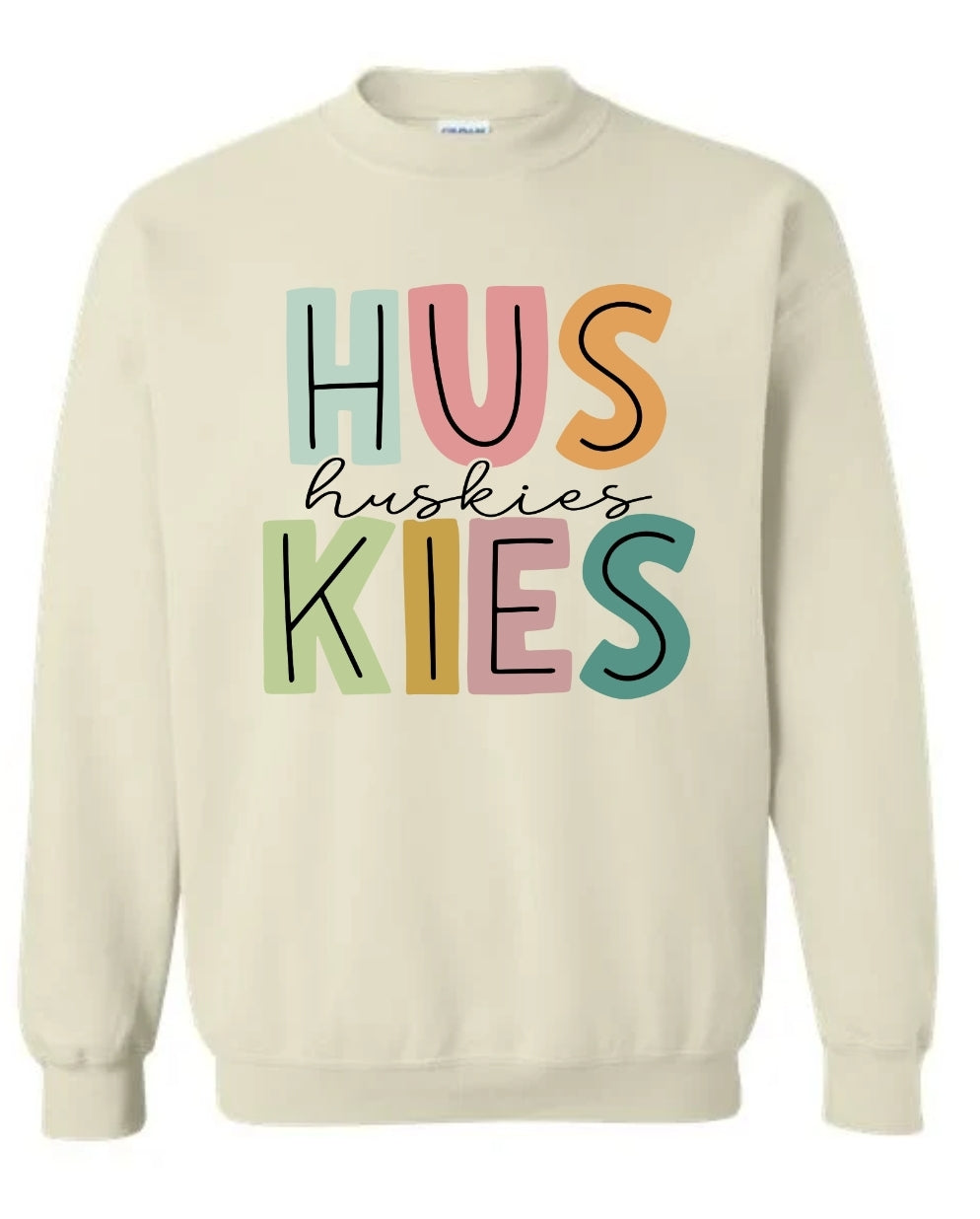 Huskies Color Block Tee - Sweatshirt