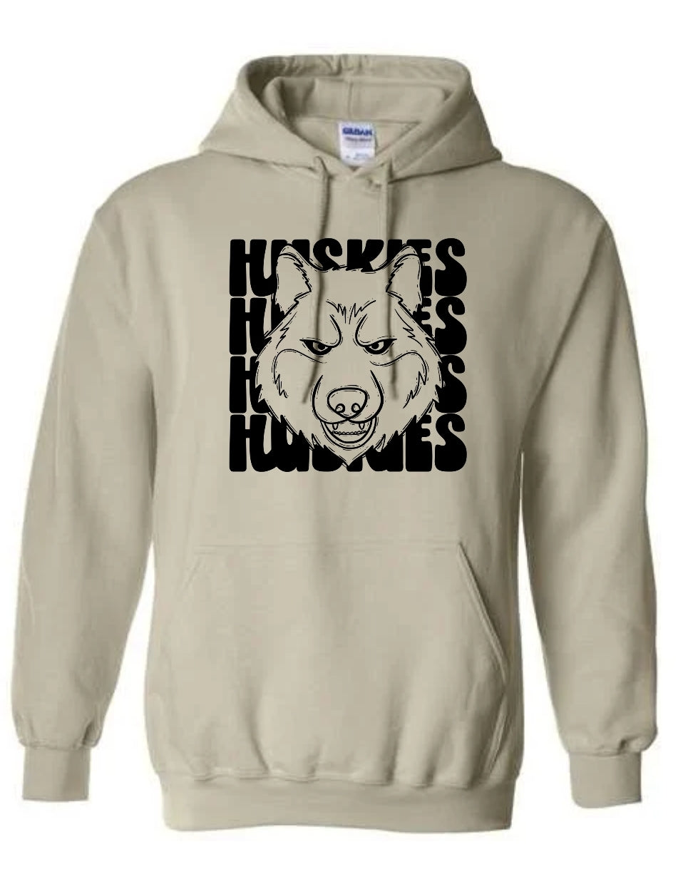 Huskies Stacked Sweatshirt-hoodie