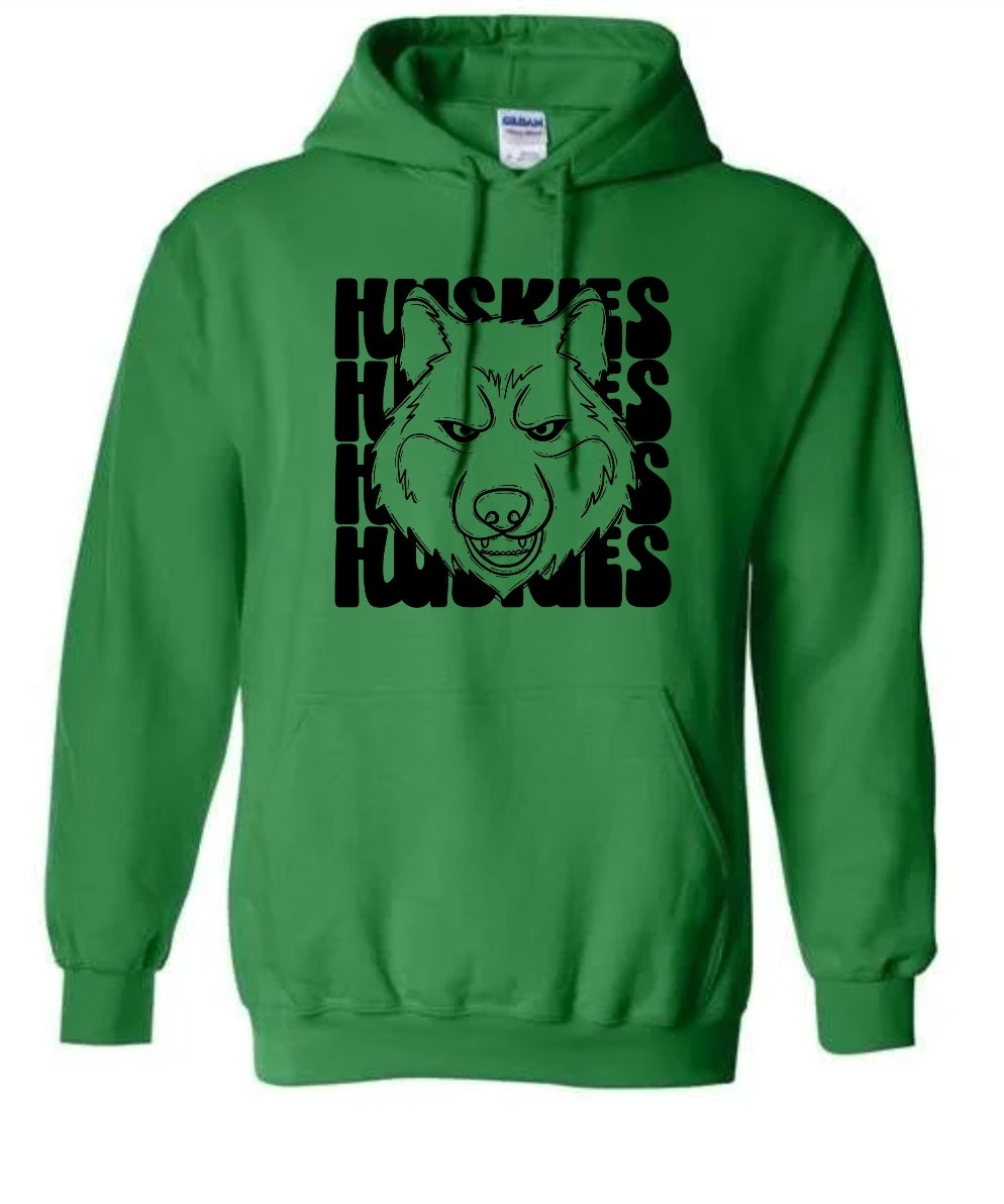 Huskies Stacked Sweatshirt-hoodie