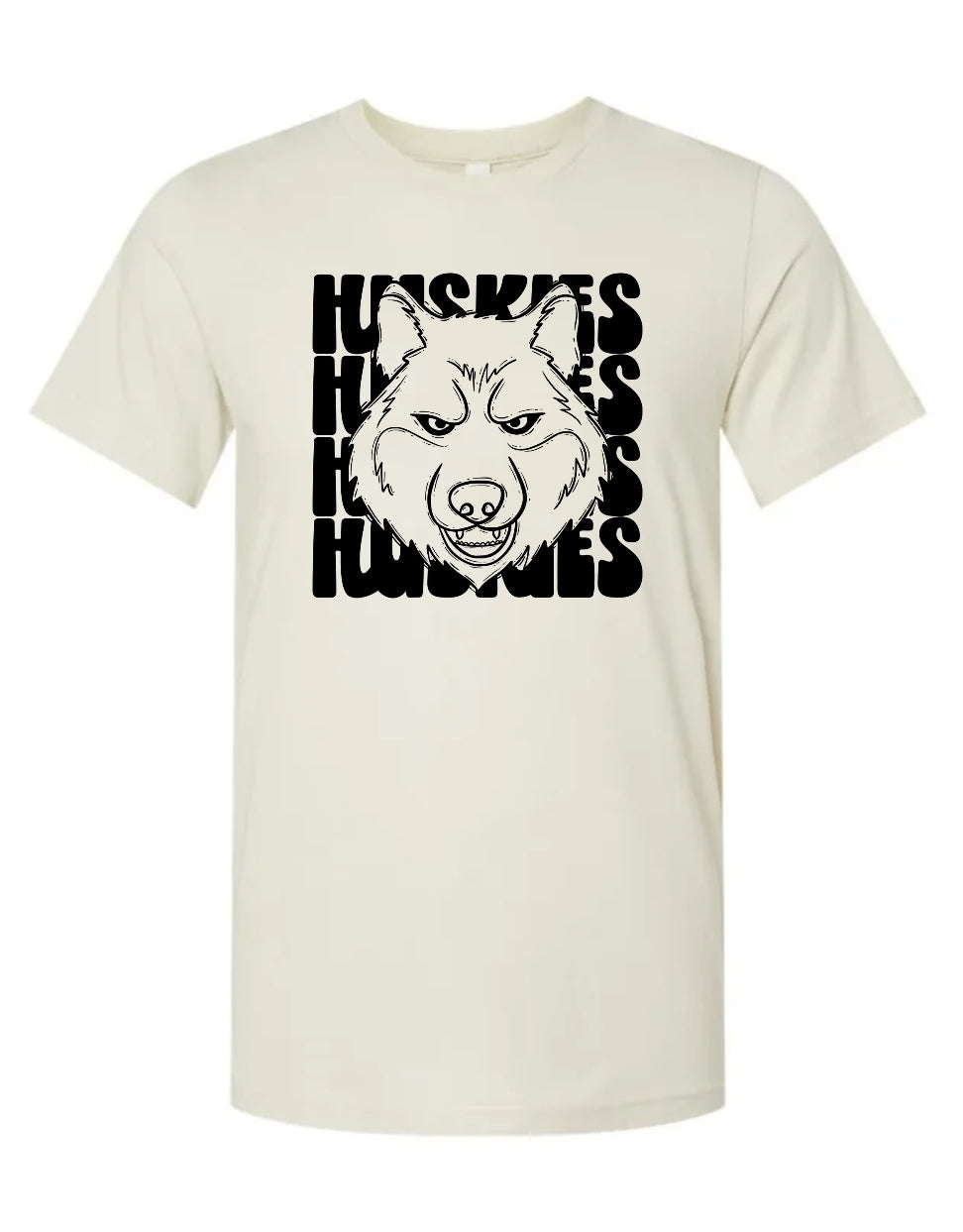 Huskies Stacked Tee