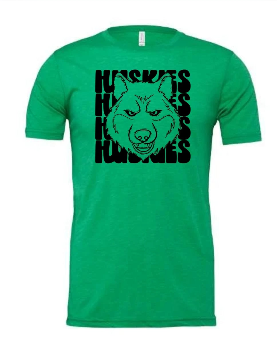 Huskies Stacked Tee