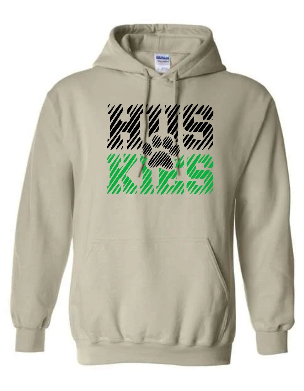 Huskies Paw Lined Sweatshirt-hoodie