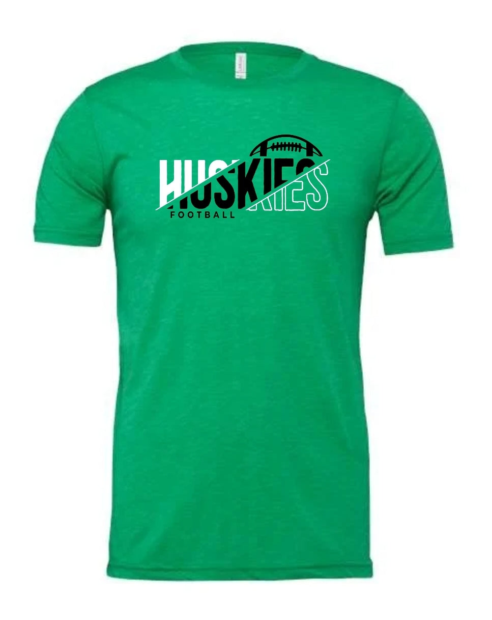 Huskies Football Half football Tee