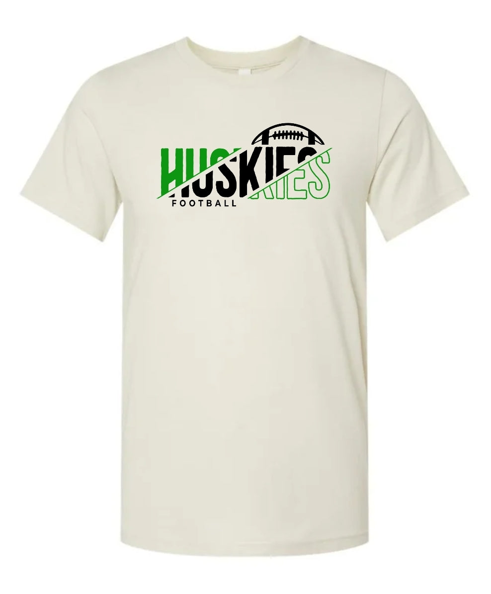 Huskies Football Half football Tee