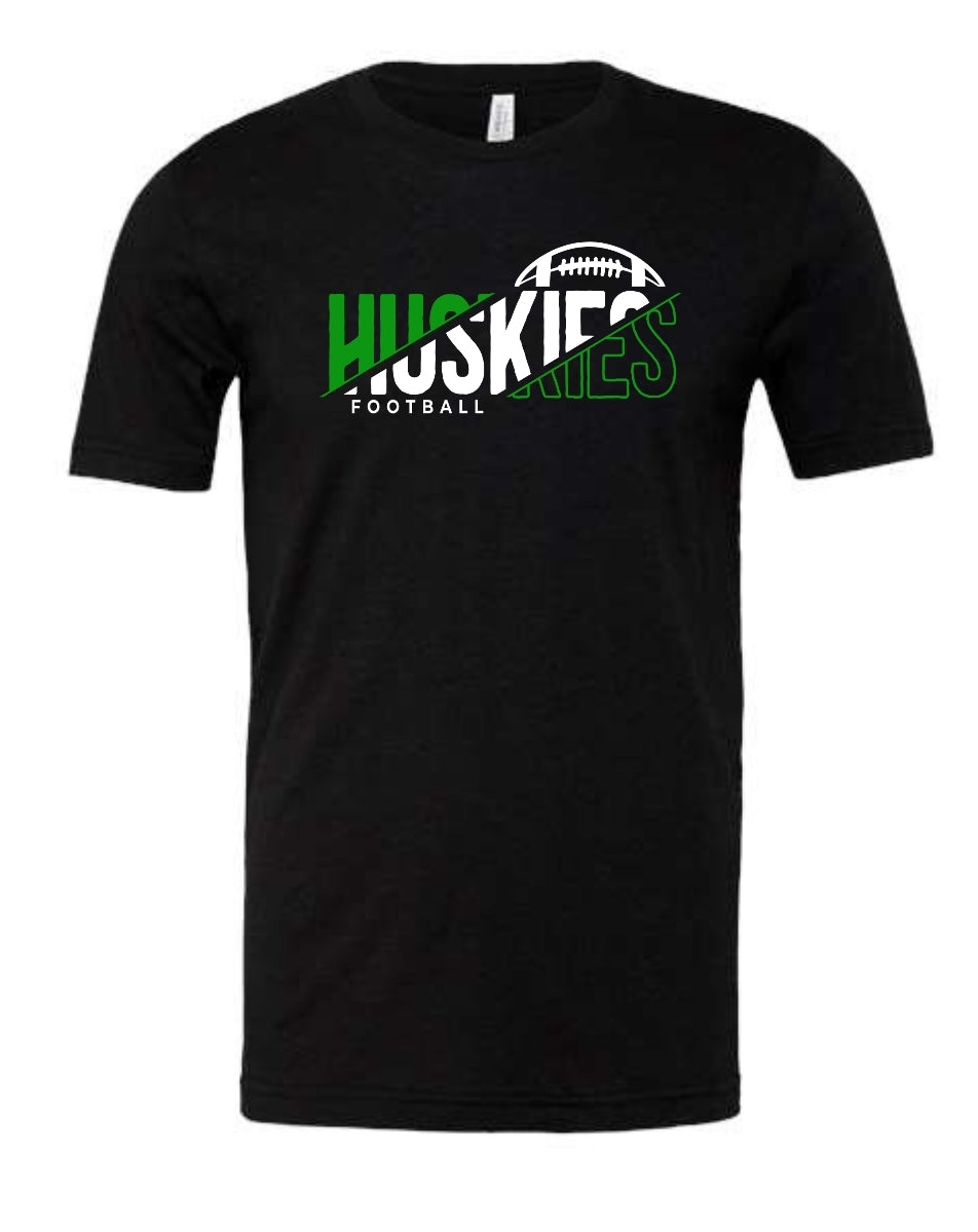 Huskies Football Half football Tee