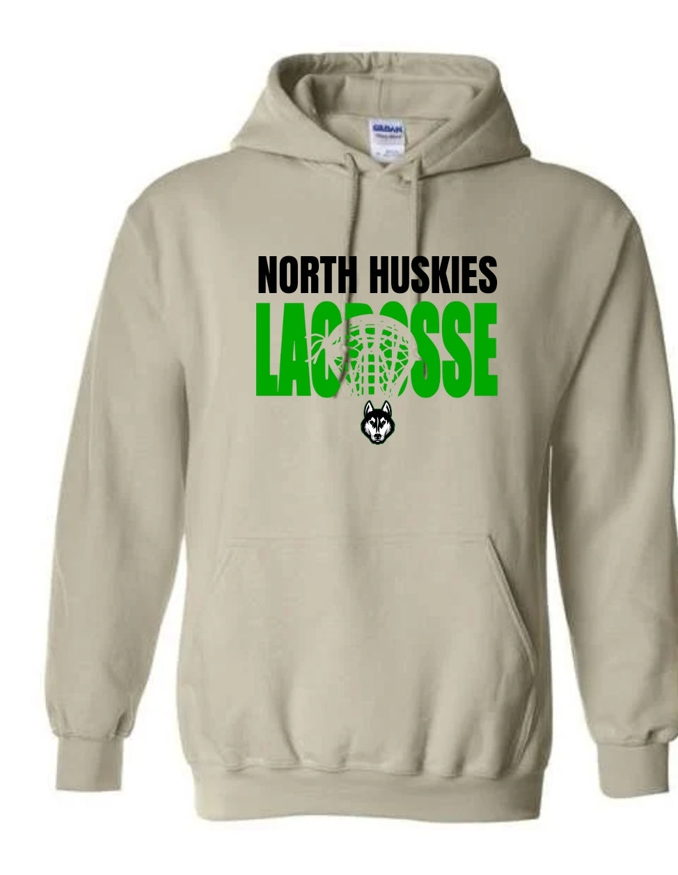 North Huskies Lacrosse Head Hoodie