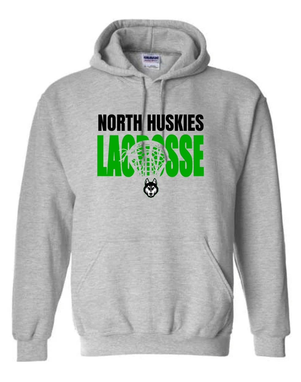 North Huskies Lacrosse Head Hoodie