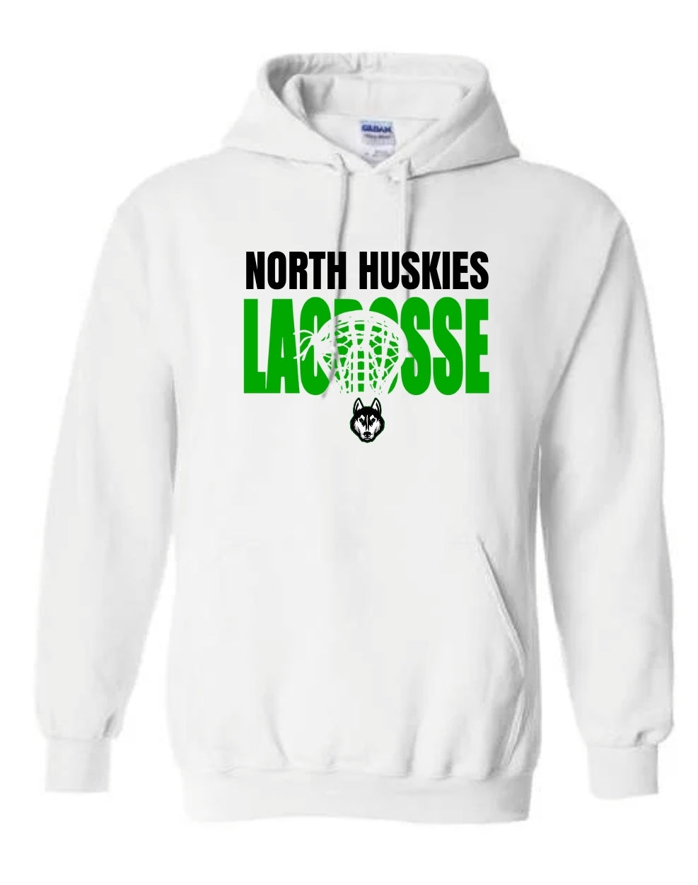 North Huskies Lacrosse Head Hoodie