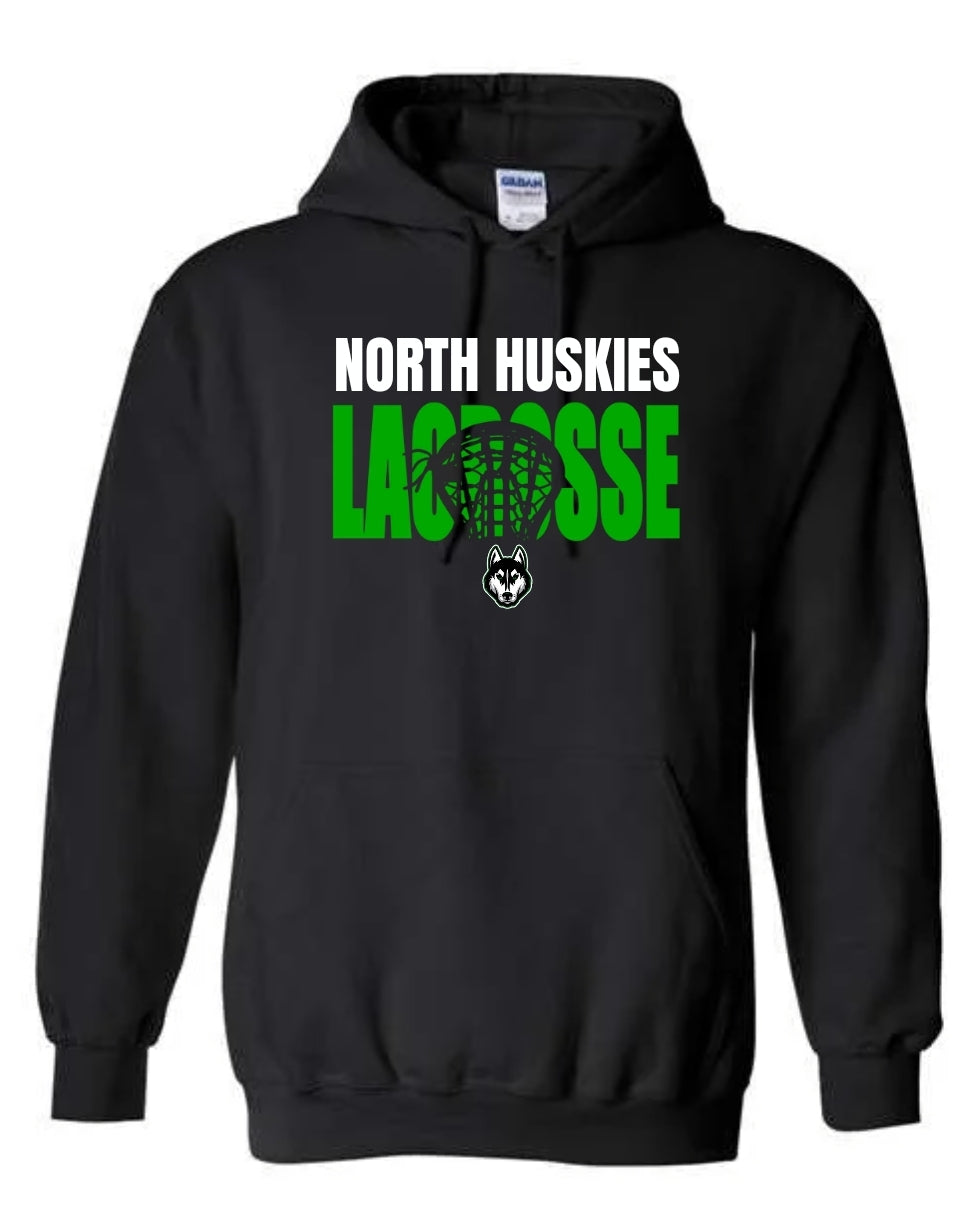 North Huskies Lacrosse Head Hoodie