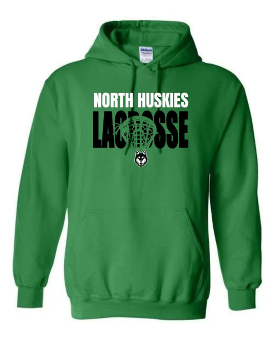 North Huskies Lacrosse Head Hoodie