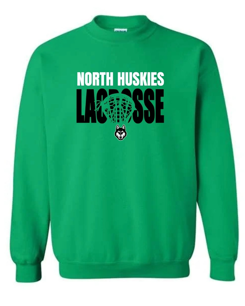 North Huskies Lacrosse Head Sweatshirt