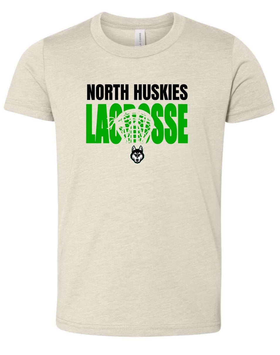 North Huskies Lacrosse Head Tee