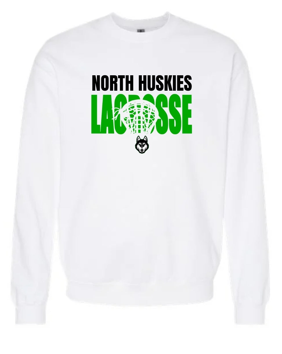 North Huskies Lacrosse Head Sweatshirt