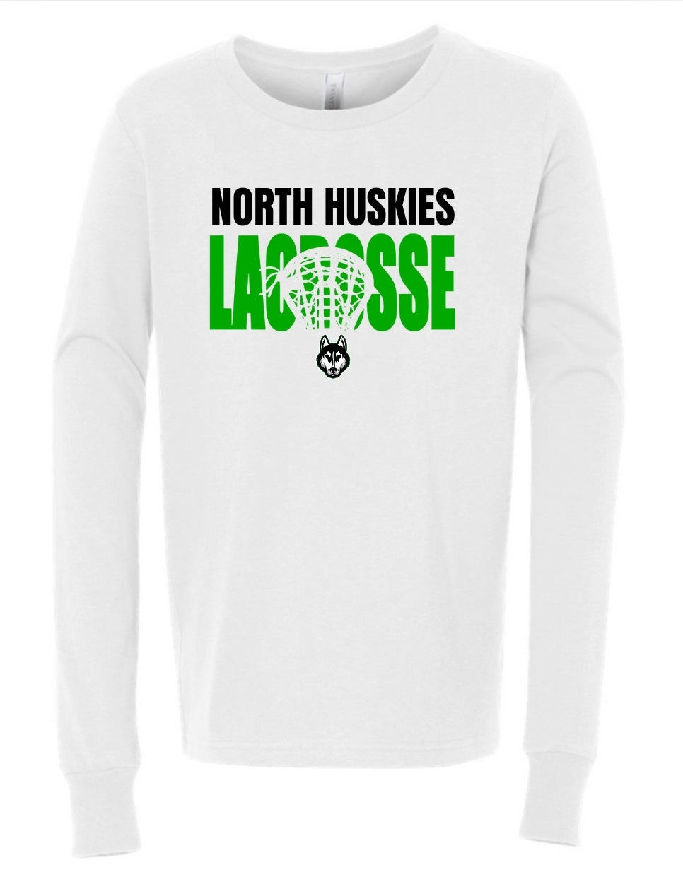 North Huskies Lacrosse Head Long Sleeve