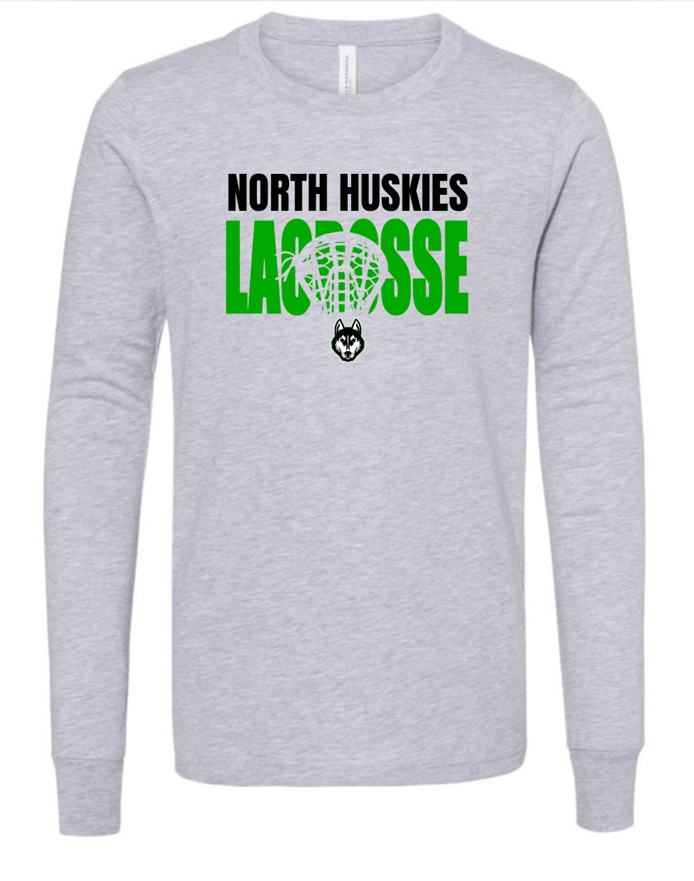 North Huskies Lacrosse Head Long Sleeve