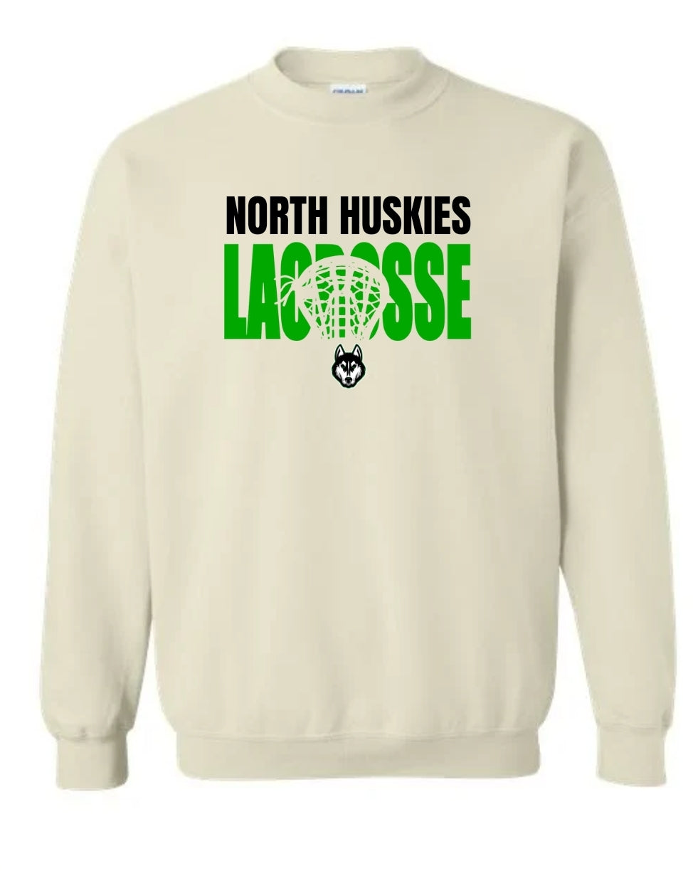 North Huskies Lacrosse Head Sweatshirt