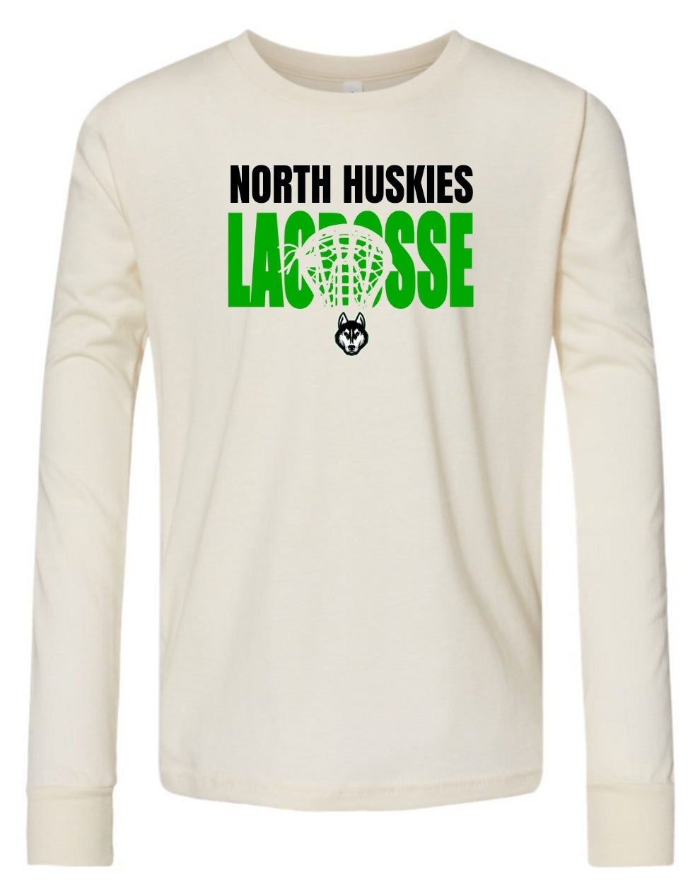 North Huskies Lacrosse Head Long Sleeve