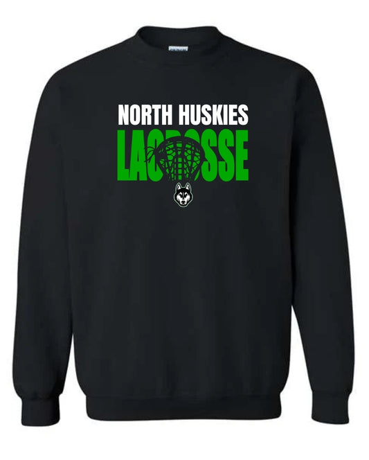 North Huskies Lacrosse Head Sweatshirt