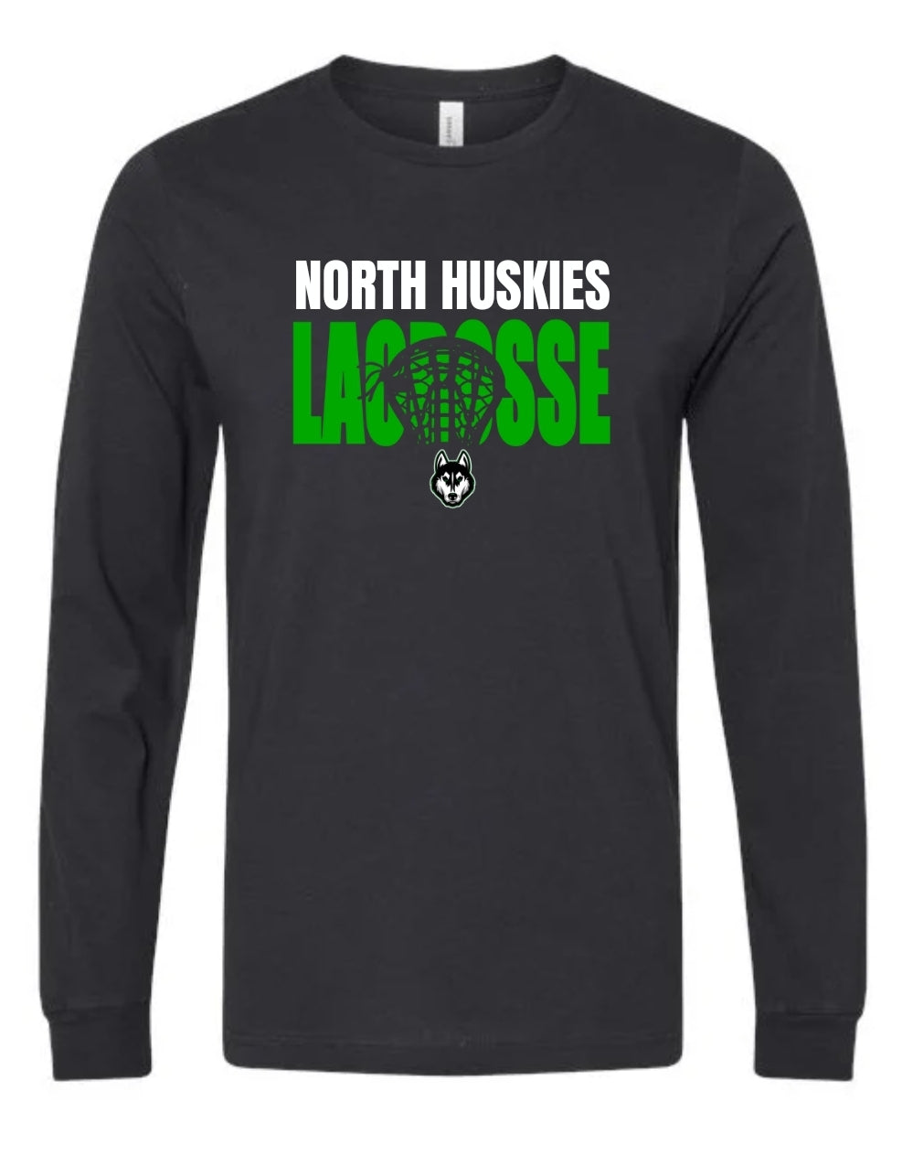 North Huskies Lacrosse Head Long Sleeve