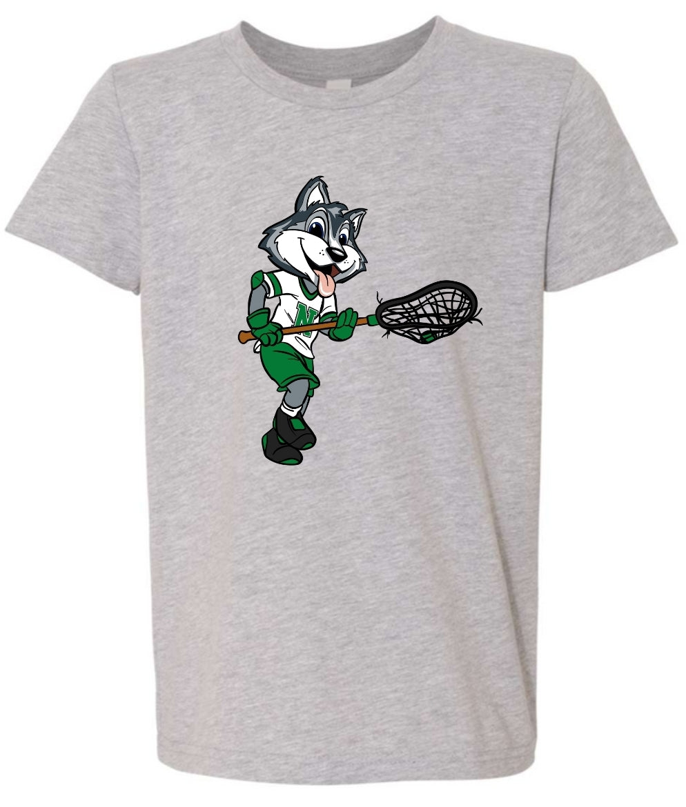 Huskies Lacrosse Dog Tee