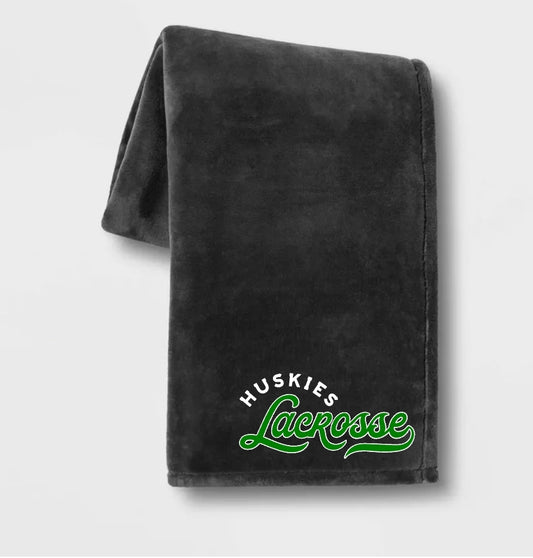 North Lacrosse Cursive Blanket