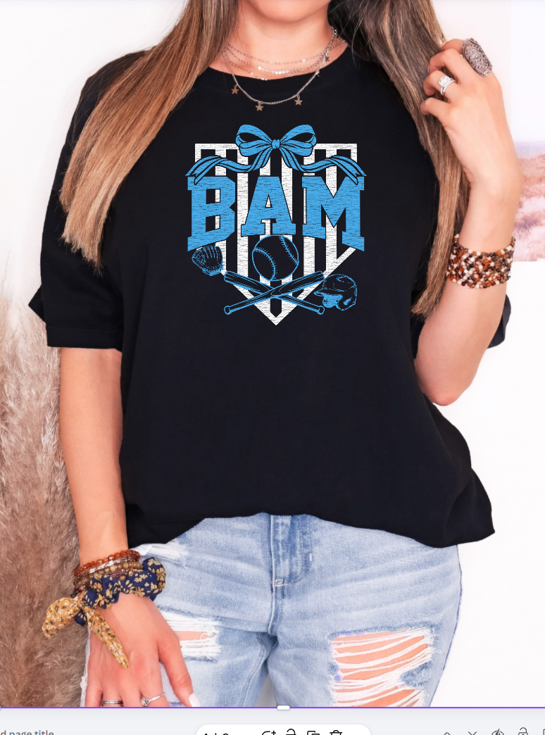 BAM Distressed with bow