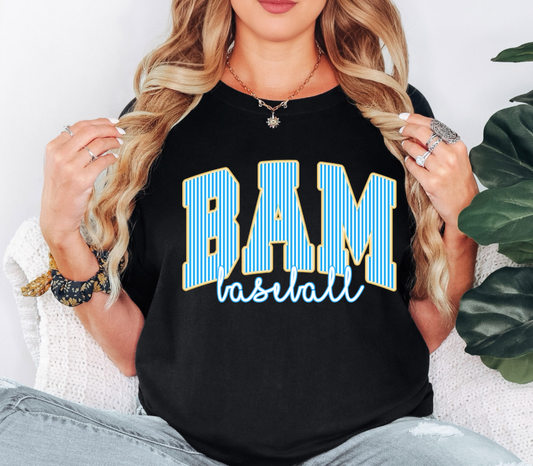 BAM Varsity with baseball