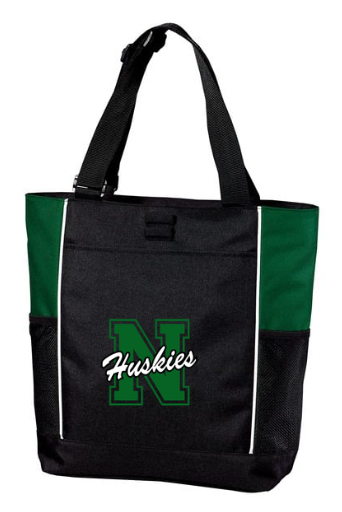 North Green and Black Tote