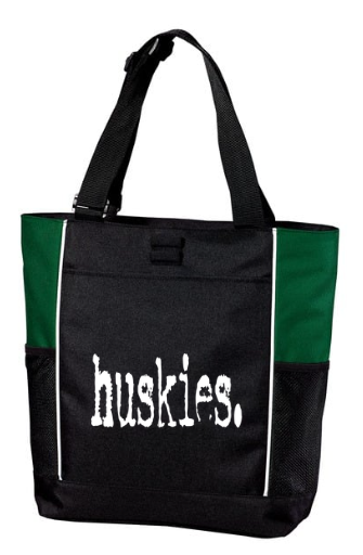 North Green and Black Tote