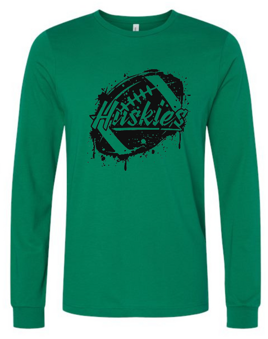 Huskies Football Distressed Long Sleeve YOUTH