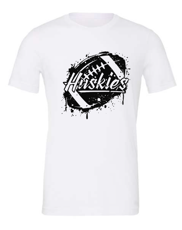 Huskies Football Distressed Short Sleeve Tee YOUTH