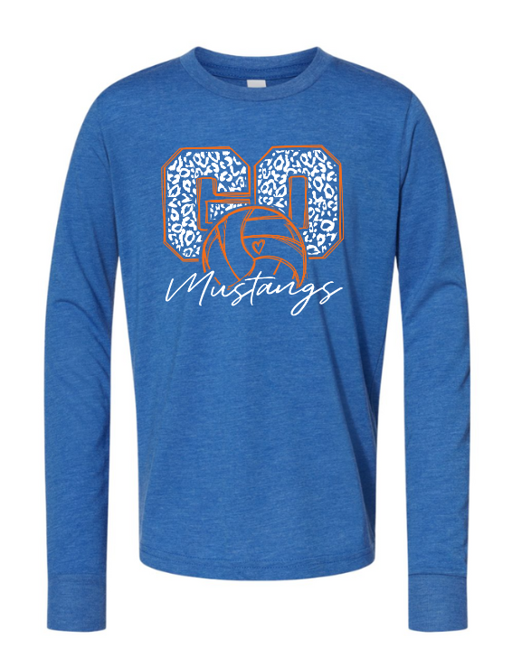 Mustangs Volleyball Long Sleeve