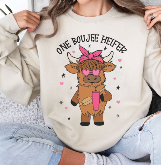 One Boujee Heifer Sweatshirt