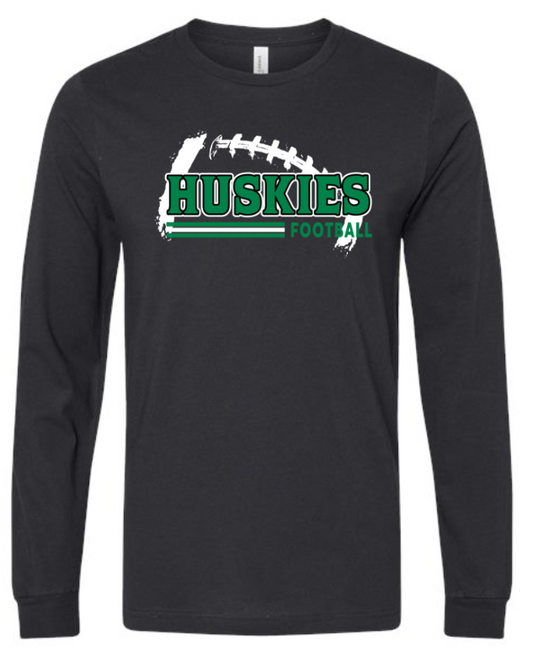 Huskies Football Long Sleeve Tee