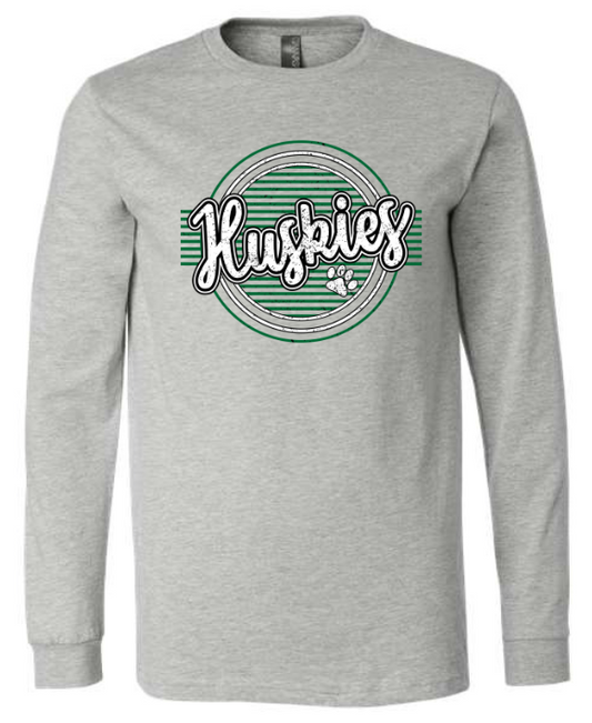 Huskies Circle Line Long Sleeve tee