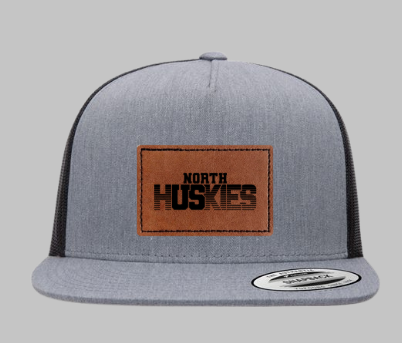 Huskies Leather patch Hat