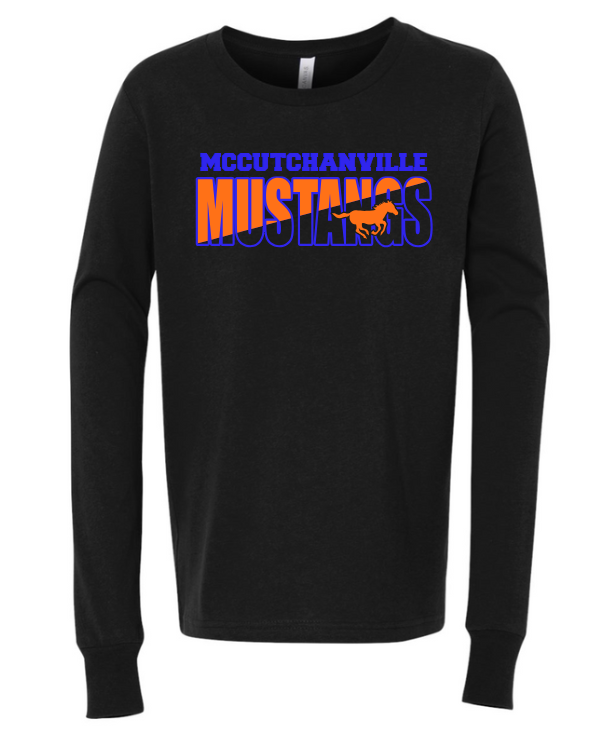 Mccutchanville mustangs Horse long sleeve