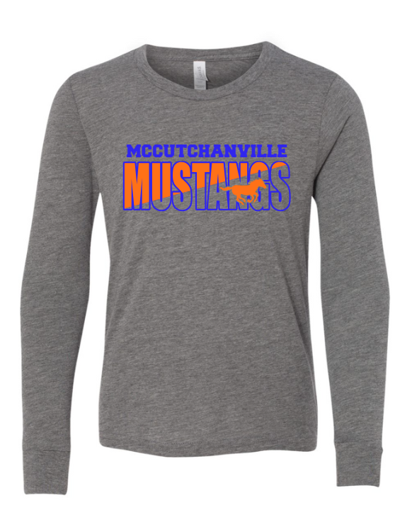 Mccutchanville mustangs Horse long sleeve