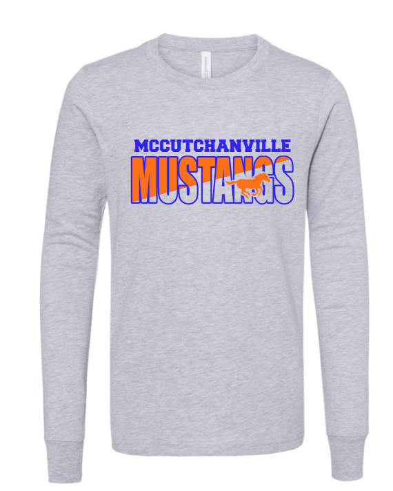 Mccutchanville mustangs Horse long sleeve