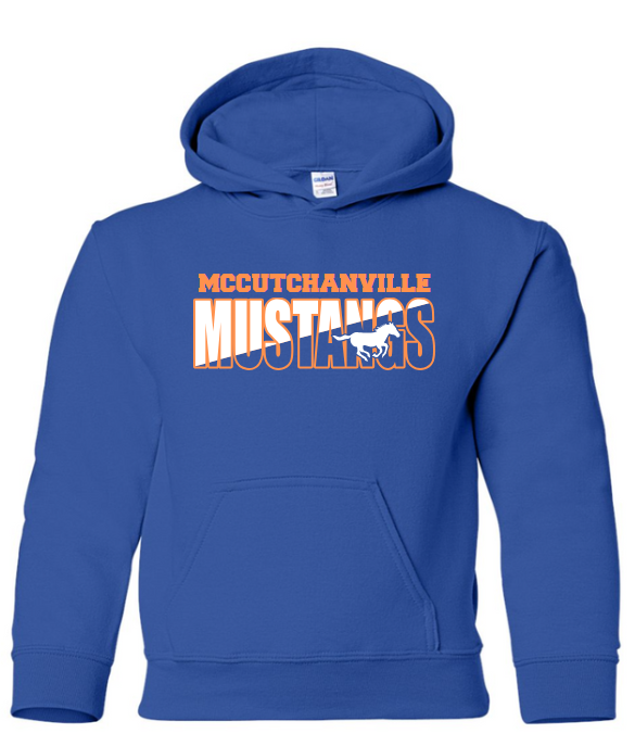 Mccutchanville Mustangs Horse Hoodie