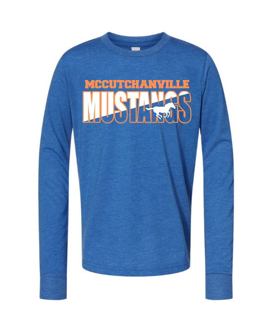 Mccutchanville mustangs Horse long sleeve