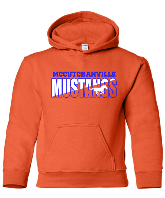 Mccutchanville Mustangs Horse Hoodie