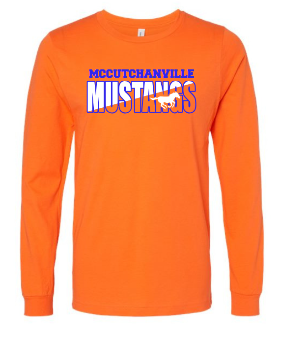 Mccutchanville mustangs Horse long sleeve