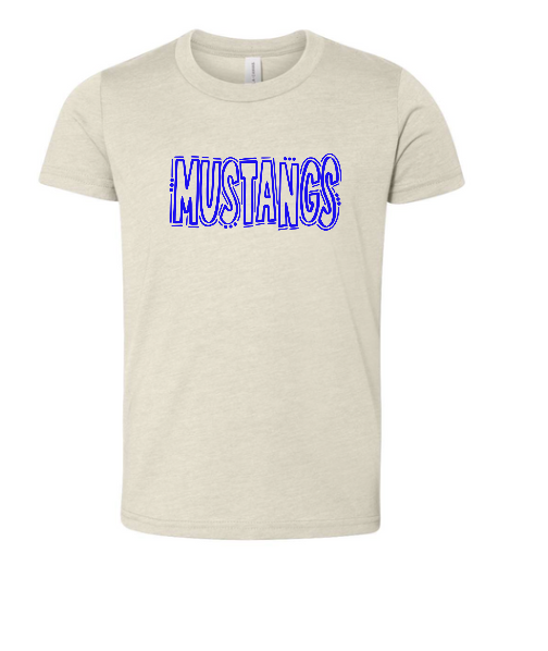 Mustang Doodle Adult Short Sleeve Tee