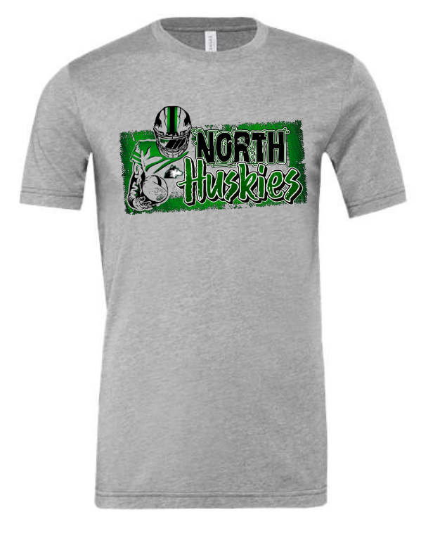 North Huskies Distressed Short Sleeve Tee